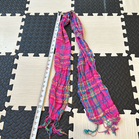 JUSTICE multicolor sheer scarf one size fits most - Picture 3 of 6